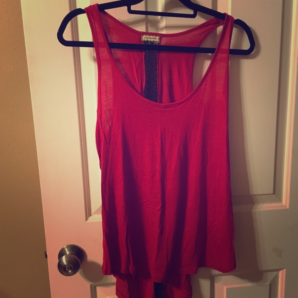 PRICE NEGOTIABLE Tunic with Lace Cross Back
